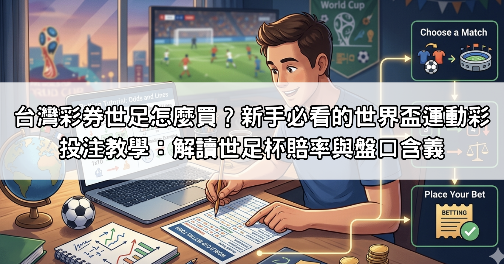 台灣彩券世足怎麼買?新手必看的世界盃運動彩投注教學:解讀世足杯賠率與盤口含義